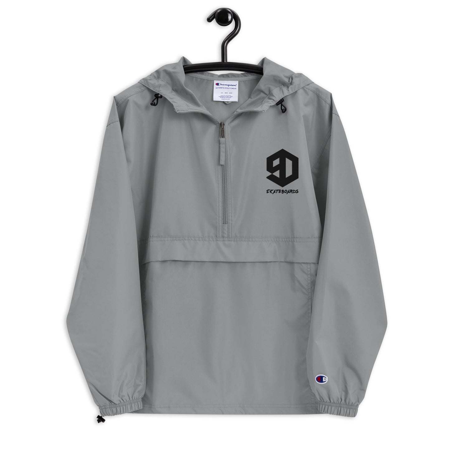 9D Skateboards Bestickte, verstaubare Champion-Jacke