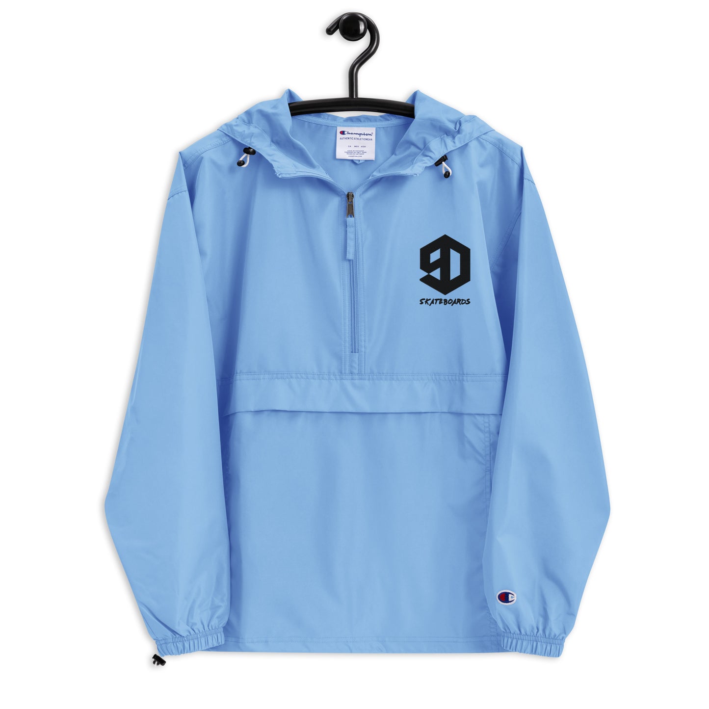 9D Skateboards Bestickte, verstaubare Champion-Jacke