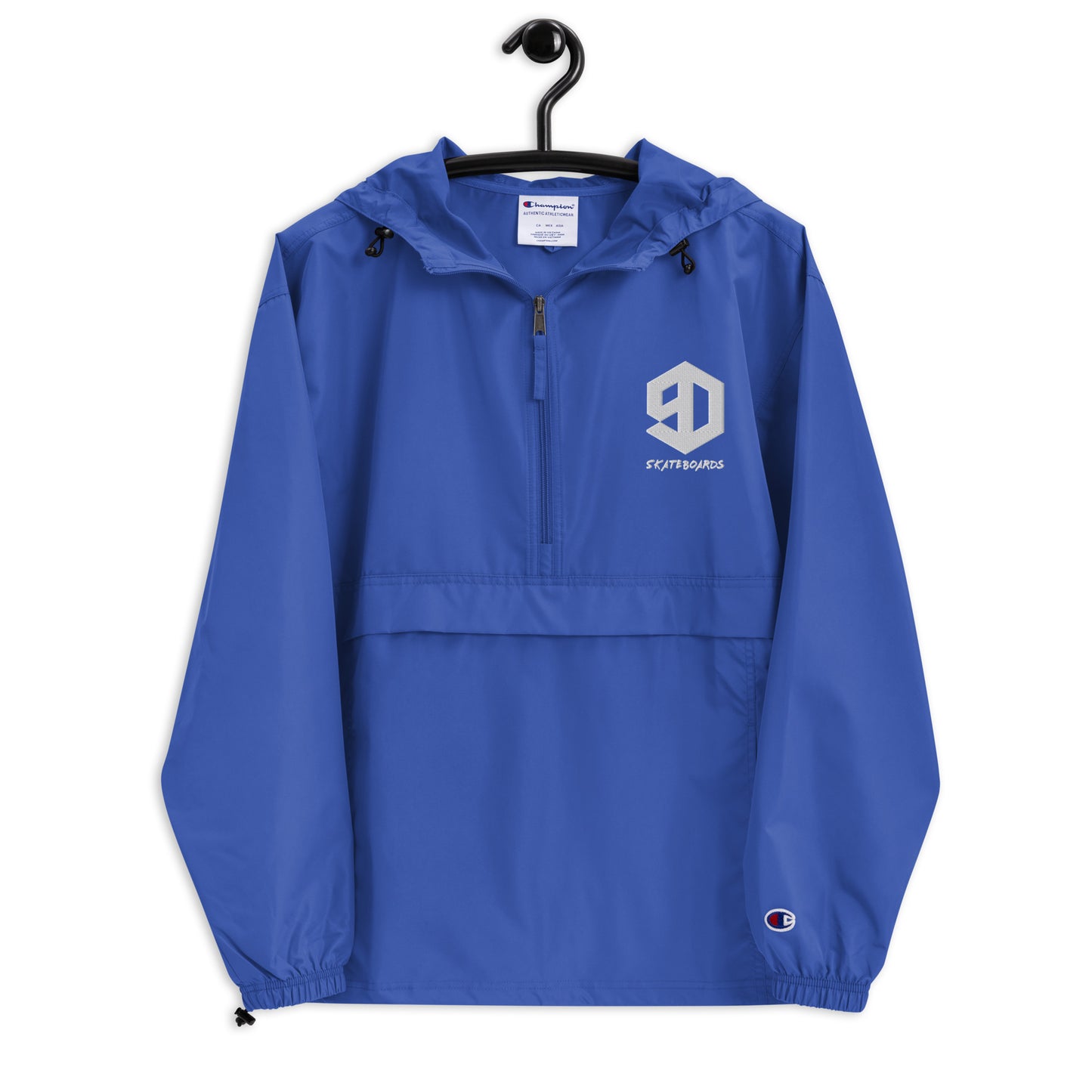 9D Skateboards Bestickte, verstaubare Champion-Jacke