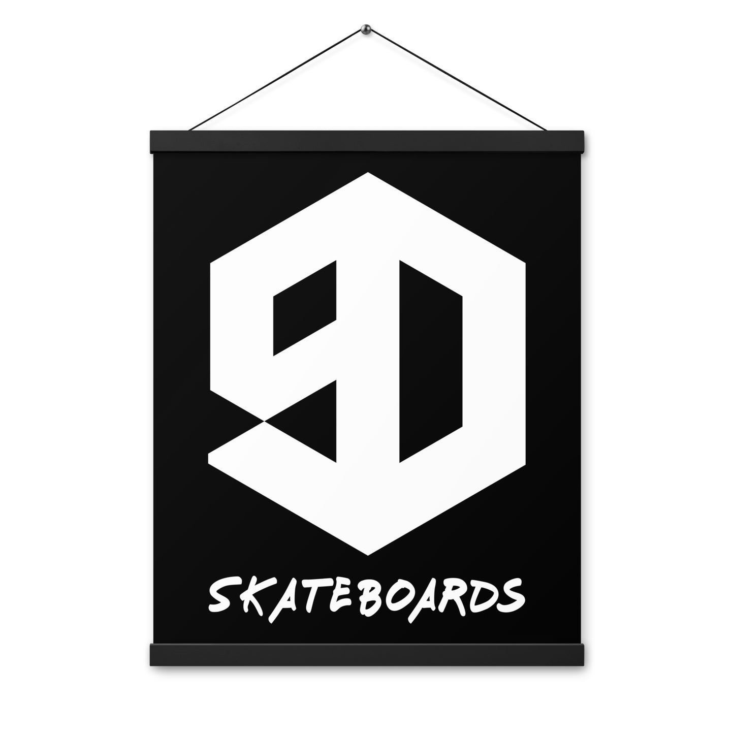 9D Skateboards Poster mit Aufhängern