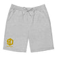 9D Skateboards Fleece-Shorts für Herren gold Stick