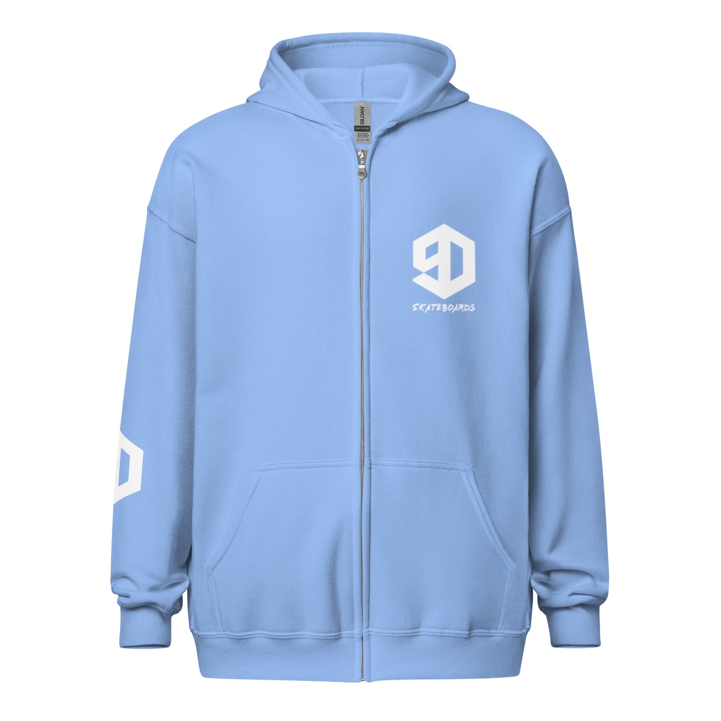 9D Skateboards Unisex Heavy-Blend Zip Hoodie