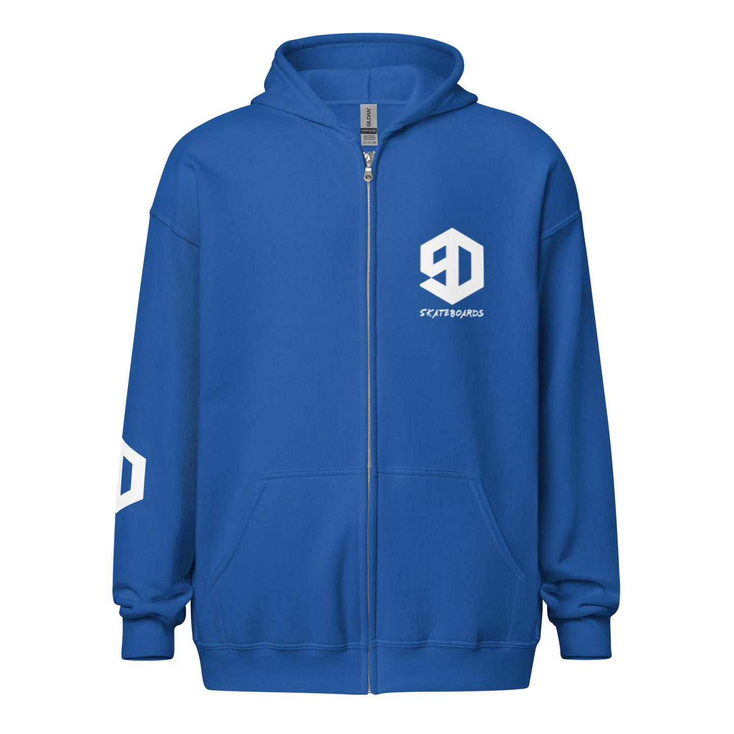 9D Skateboards Unisex Heavy-Blend Zip Hoodie