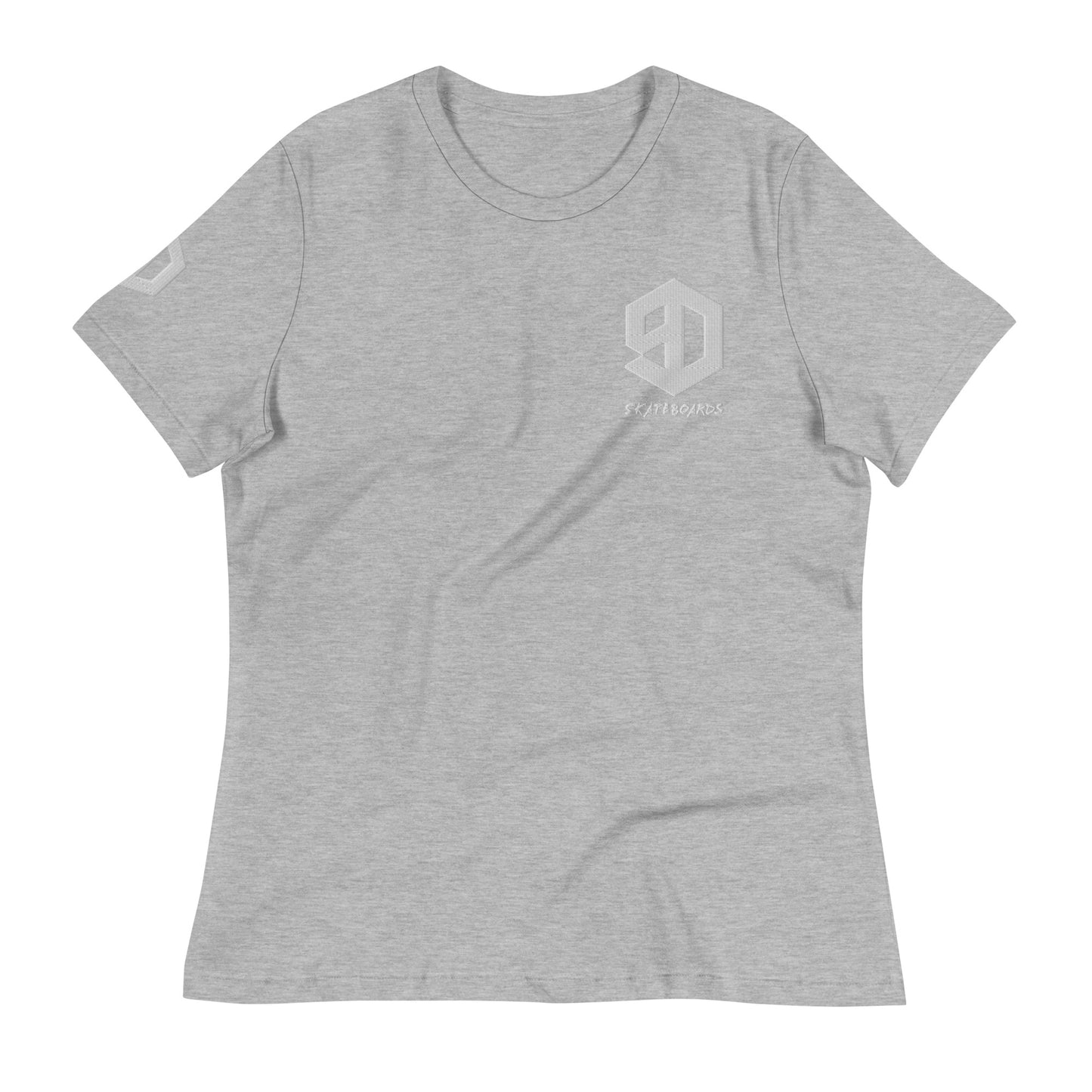 9D Skateboards Lockeres Damen-T-Shirt Stick