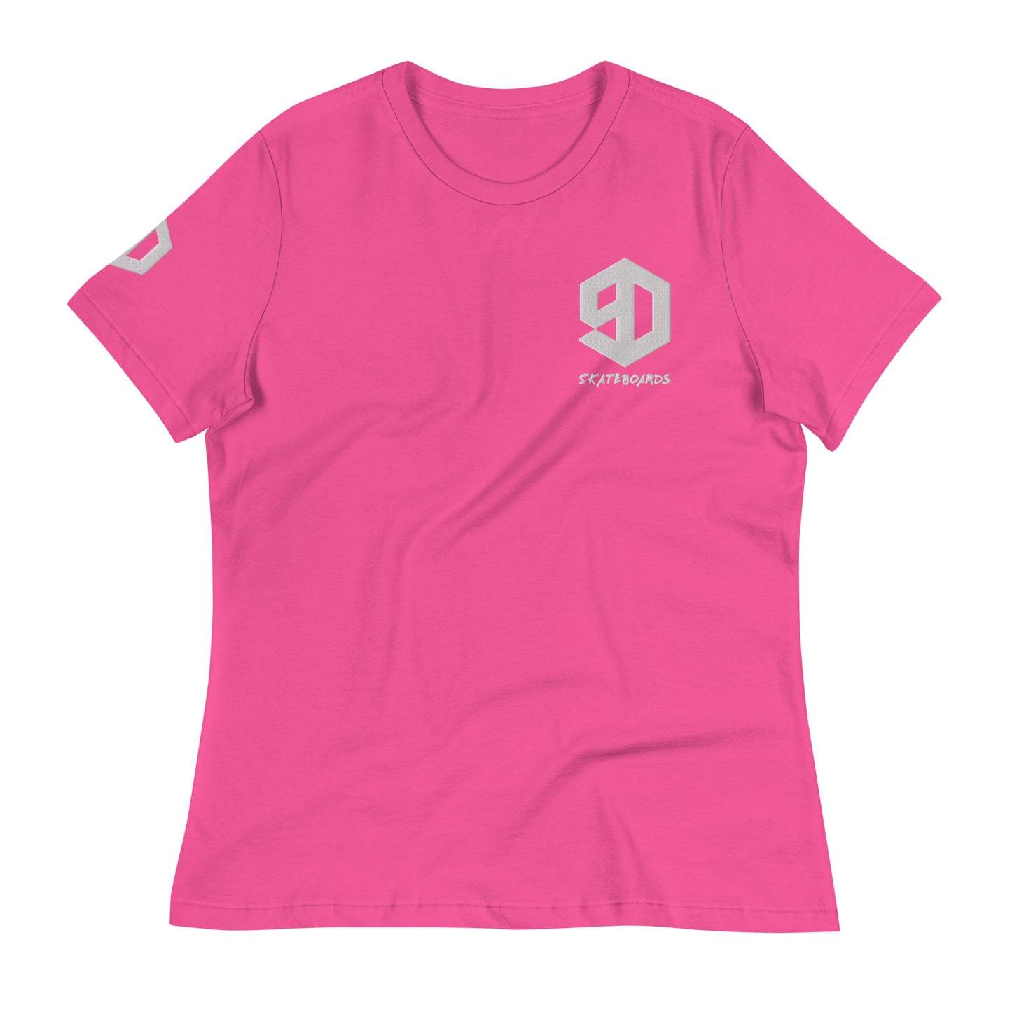 9D Skateboards Lockeres Damen-T-Shirt Stick