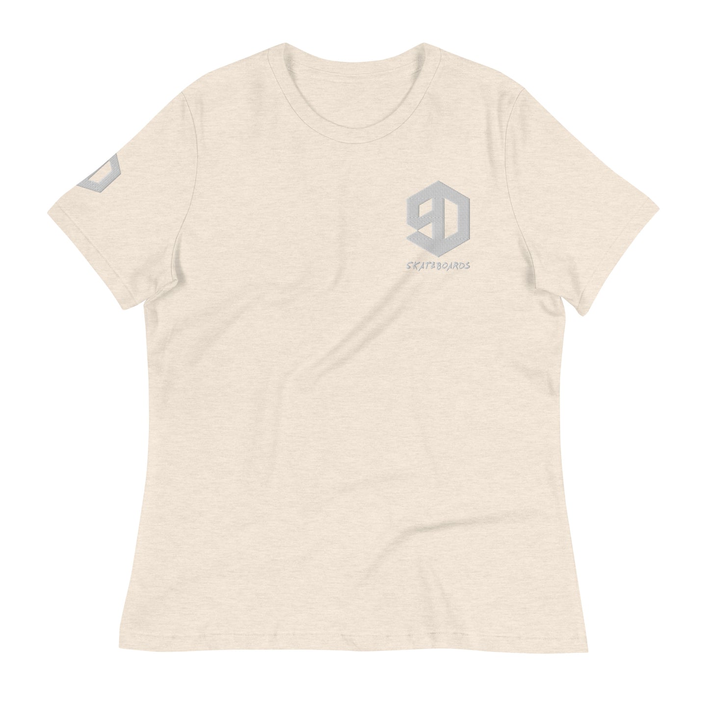 9D Skateboards Lockeres Damen-T-Shirt Stick